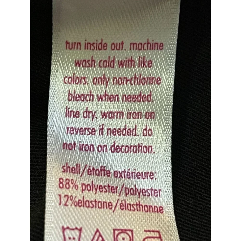 Justice Active Leotard Girls 16 Used Colorful Sleeveless
